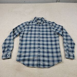 American Eagle Shirt Mens XL Green White Casual‎ Button Down Long Sleeve